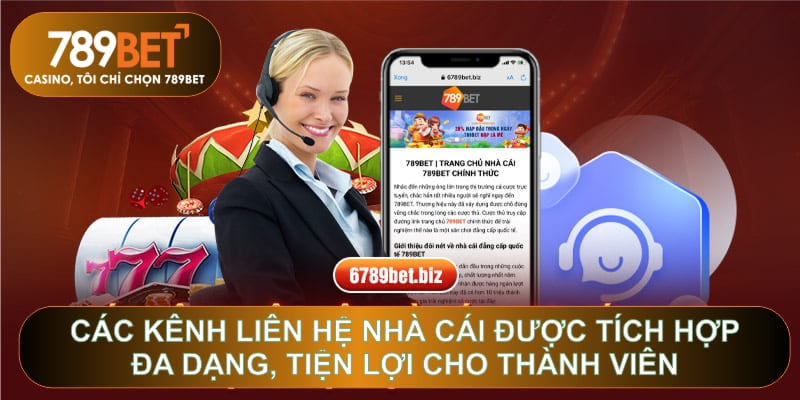 Các kênh liên hệ nhà cái được tích hợp đa dạng, tiện lợi cho thành viên